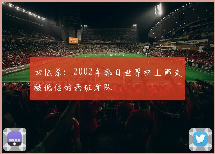 回忆杀：2002年韩日世界杯上那支被低估的西班牙队