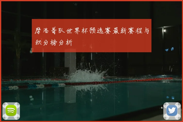 摩洛哥队世界杯预选赛最新赛程与积分榜分析